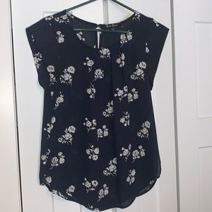 Navy Blouse size small